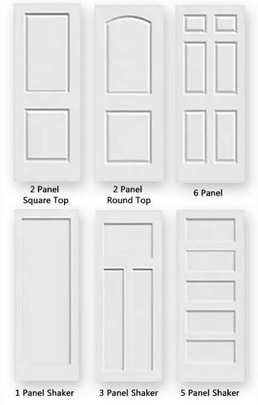 Panel milling options available on the semi-custom vault room door.