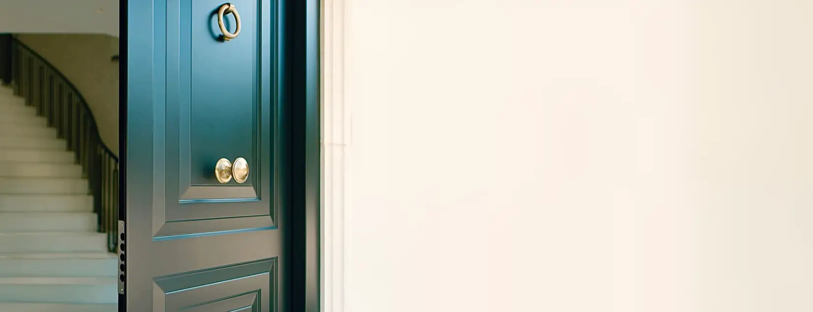 Security door motor court extra wide