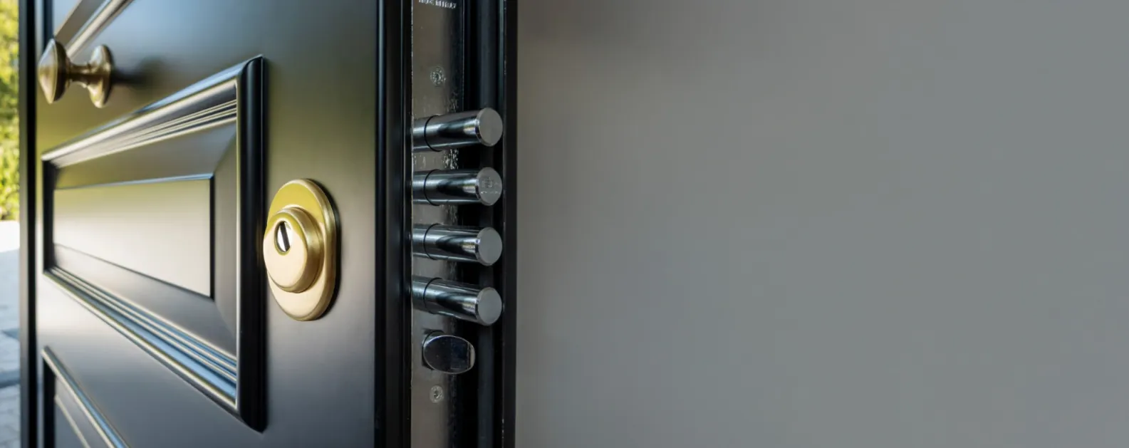 custom bulletproof door with glass